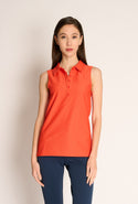 Annie Sleeveless Polo Shirt