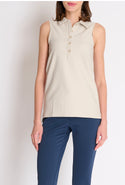 Annie Sleeveless Polo Shirt