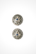 Silver Cufflinks with Sapphire
