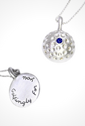 Necklace engraving "Golfingly for you"