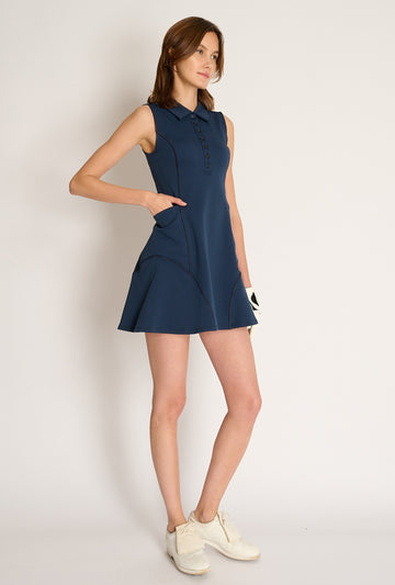 Alejandra Sleeveless Golf Dress with Shorts